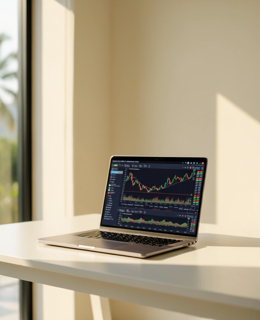Professional trading workspace