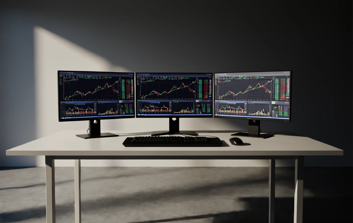 Professional setup for data processing and analysis